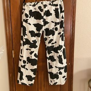 Cow Print Jeans